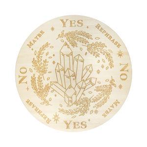 Tablero de péndulo y espíritu de madera personalizado Tailai de 6-8 pulgadas: herramienta esencial de adivinación de brujería para buscar respuestas, regalo de bruja - Product Image 2