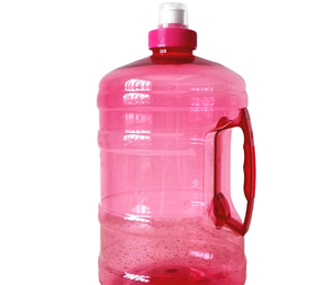 Botella de Agua Deportiva PET de Gran Capacidad con Asa, Jarra para Beber de Boca Ancha a Prueba de Fugas para Gimnasio y Viajes - Product Image 1