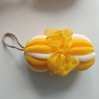 Nouvelle brosse de bain exfoliante en forme de fleur avec éponge loofah et gant pour le spa