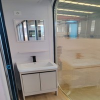 Maisons capsules préfabriquées confortables de 20, 30 et 40 pieds, étanches et ignifuges, pour la construction, les bureaux et les villas