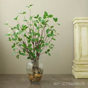 งานศิลปะดอกไม้ยี่ห้อ Yihua ใบต้นไทรประดิษฐ์ กิ่งยาว ต้นไม้สีเขียว ดอกไม้ผ้าไหม ตกแต่งบ้านสไตล์โมเดิร์นมินิมอล - Product Image 5
