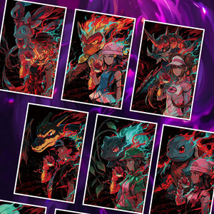 PY ArtBoard Boîte Mystère Limitée de Proxies Pokémon Personnalisés en Gros – Jeu de Cartes Pokémon Personnages <span class=keywords><strong>Vulpix</strong></span> Umbreon - Product Image 5
