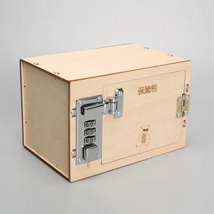 Jouet d'expérimentation en bois STEM DIY <span class=keywords><strong>Science</strong></span> Small Making Machine Password Safe pour les élèves du primaire/du collège, éducation STEM - Product Image 2
