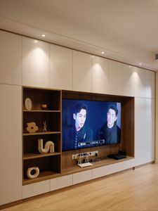 Balom Customized Floating Wooden <strong>TV</strong> Console Light Luxury Wall-Mounted Storage Cabinet for Living Room <strong>Decoration</strong> - Product Image 3