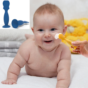 Brosse à fesses en silicone souple de haute qualité avec base à ventouse applicateur de pommade pour nouveau-né accessoires pour bébé fournitures pour bébé souples - Product Image 1