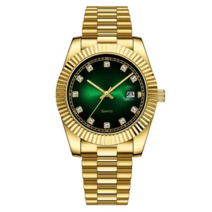 Bracelet en alliage de montre à quartz en acier inoxydable de haute qualité pour hommes