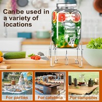 Support de distributeur de boissons en acrylique, présentoir multifonctionnel pour bidons d'eau, gâteaux, plantes, idéal pour les fêtes et la restauration