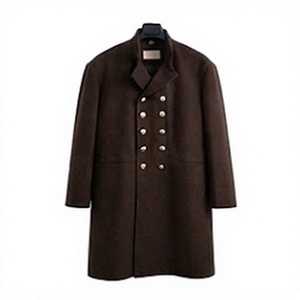 <b>Men's</b> <b>Double</b> <b>Breasted</b> Down Coats Thick Long Outerwear Windproof Winter <b>Overcoat</b> for Winter - Product Image 1