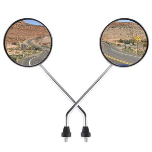 Rétroviseur rond à filetage 8mm pour rétroviseurs de moto <span class=keywords><strong>50cc</strong></span> 70 90 110 125 150 200 250 ATV Scooter - Product Image 2