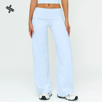 Leggings de yoga taille basse coupe large sur mesure pour femme, idéaux pour le fitness, la gym et le Pilates, pantalon de yoga évasé