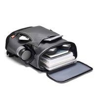 Sac à dos pour ordinateur portable homme grande capacité tendance avec logo personnalisé, en PU, fermeture éclair, étanche, avec port USB, fonctionnel, unisexe, sport