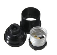 Portalámparas Fenólico Bakelite con Tuerca de Acero de 1/8, Casquillo Americano E26