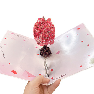 Nổ 3D hình trái tim cây thẻ cho ngày Valentine của mẹ & Lời Mời đám cưới một ý tưởng món quà độc đáo và phong cách - Product Image 4