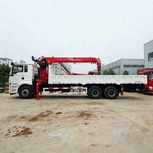 Camion-grue télescopique Shacman F3000 6x4 robuste, 14, 16 ou 20 tonnes, grue à flèche droite - Product Image 5