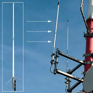 เสาอากาศเพชร Diamonds X200 2.5 เมตร VHF/UHF คู่ย่านความถี่ UHF-Female SO239  วัสดุไฟเบอร์กลาส 8.5/10.5 DBi สำหรับสถานีฐาน - Product Image 2