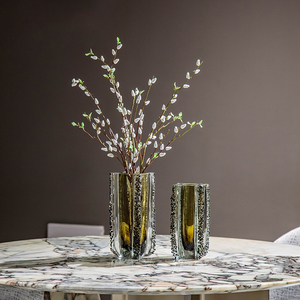 Decorazioni vascolari moderne in vetro soffiato a mano maison oggetti decorativi vaso di vetro di lusso - Product Image 6