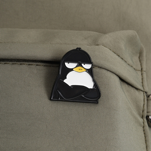 Spille in Smalto con Animali Arroganti e <span class=keywords><strong>Impazienti</strong></span>, Espressioni Divertenti, Gabbiano e Coccodrillo Semoventi, Vendita all'Ingrosso - Product Image 3