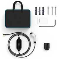 ZOPOISE ZA05 Nouveau chargeur EV portable IP66 3,5 kW 16 A avec écran de 1,3 pouce, ABS+PC, câble, contrôle par application WiFi, interface SAE J1772, 120/240 V