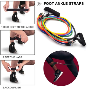 Vente d'usine : Kit de 11 bandes de <span class=keywords><strong>résistance</strong></span> en TPE pour l'entraînement et les exercices intensifs - Product Image 4