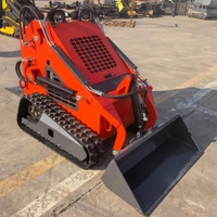 Hersteller Mini-Raupenlader mit Dieselantrieb CE-Zertifiziert Kleiner Landwirtschaftlicher Frontlader 1 Tonne 0,5 Tonne Landwirtschaftlicher Kompaktlader mit Raupenantrieb