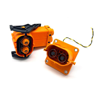 Connecteur HVIL Contact en cuivre 23A-500A IP67 Prise et fiche 1500V CC Haute tension pour batterie de véhicule électrique