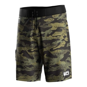Shorts de pêche et de bain à motif camouflage, extensibles dans 4 directions, protection solaire UPF 50+ - Product Image 1
