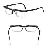 Offre Spéciale – Lunettes de lecture populaires TR90 fines noires avec monture AC, verres ajustables 4D +5D, correction de la myopie, PC écologique, effet diamant