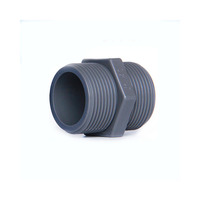 Connecteur de tuyau à barbelures en PVC personnalisé, filetage interne/extérieur pour conduites d'eau, raccords de tuyauterie d'eau de 2 pouces