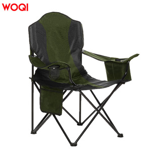 Silla Plegable para Exteriores Woqi, Verde Oliva, Tela Oxford, Marco de Aluminio, Almacenamiento para Bolsa de Hielo, Uso en Jardín, Camping y Playa - Product Image 3