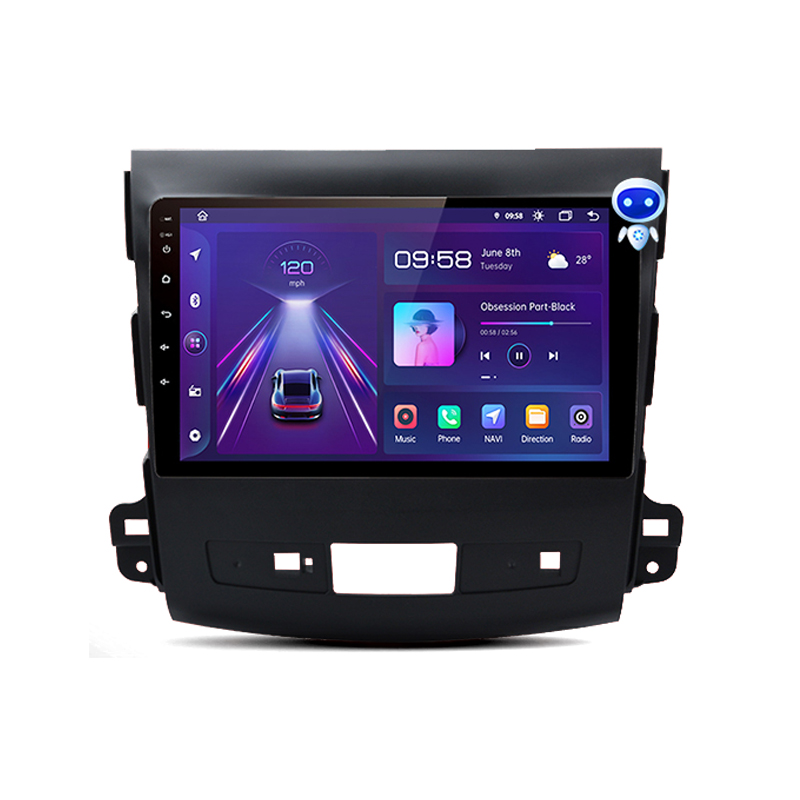 Автомагнитола на Android, мультимедиа для Mitsubishi Outlander xl 2 2005-2011, для Citroen C-Crosser Carplay, Авторадио 2din