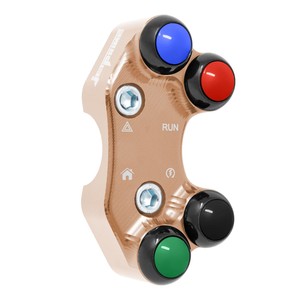 Interrupteur de guidon droit pour Triumph Street Triple 765 RS/MOTO2 (trous décalés) (cuivre) - Product Image 3