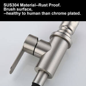 Grifo de agua flexible utilitario Mangueras de acero inoxidable de color Grifo de cocina con caño giratorio Grifo Griferias - Product Image 3