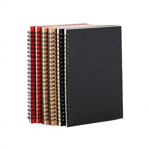 High Quality A5 Black Spiral PP Eco-Friendly Cute School Sketchbook Diary Wholesale Customized <strong>Notebooks</strong> Printed - Product Image 2