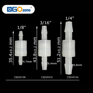 Dgozone Nhà Máy Giá 1/4 Inline hose barb pvdf cơ hoành chống ăn mòn không trở lại kiểm tra van với cơ hoành <span class=keywords><strong>Ozone</strong></span> kháng - Product Image 4