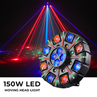 Envío Rápido, Luz Estroboscópica RGBW de 180W con Efecto de Haz Rojo y Verde, Controlada por Sonido, IP65, para DJ, Discoteca y Escenarios