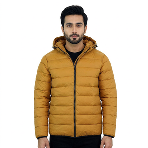 New Design Fashion Wholesale Custom Puffer <b>Jacket</b> <b>Men</b> Quilted Puffer <b>Jacket</b> With Hood <b>White</b> Puffer <b>Jacket</b> - Product Image 1