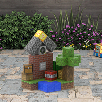 Jeu de Mini Casse-tête de Construction en Briques Magnétiques Personnalisé Soulagement du Stress Sensoriel Jeux de Voyage pour Enfants Décoration Éducative en Plastique
