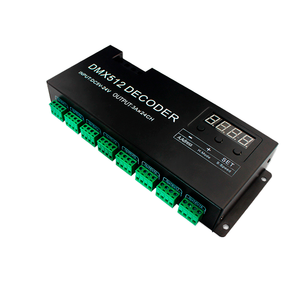 Decodificador DMX512 RGB de 24 Canales, Clasificación IP20, Entrada de CC de 5-24 V, Ventas de Fábrica, Pantalla Digital, Fuente de Luz LED, Señal de Control de Voltaje Constante - Product Image 2