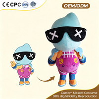 Conception d'usine, costumes de mascotte personnalisés de haute qualité, costumes de mascotte de personnage réaliste, service OEM personnalisé