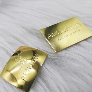 Custom Perfume <b>Glass</b> Bottle <b>Sticker</b> Aluminum 3d logo Label for Printing Metal Aluminum Embossing logo - Product Image 5