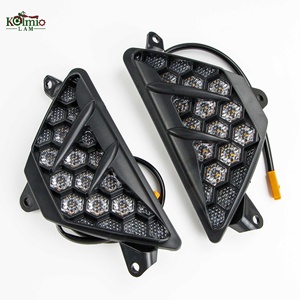 KOLMIO-LAM Compatible con Kawasaki Ninja 400 250 300 <span class=keywords><strong>650</strong></span> 1000 ZX-6R ZX-4R ZX25R Luz Intermitente de Señalización LED ZX4RR <span class=keywords><strong>ER6F</strong></span> - Product Image 1