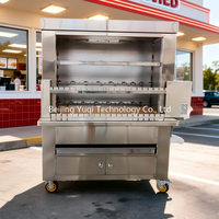 Oven Rotisserie Arang Komersial Rasa Arang Asli + Putar Otomatis: Picanha Lezat Sempurna Setiap Saat
