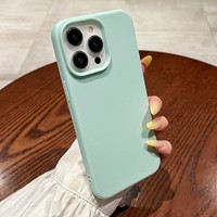Untuk 12 13 17 Pro Max Pelindung Tinggi TPU Anti Guncangan Tahan Air Anti Sidik Jari Lapisan UV 360 Pelindung Seluruh Bodi Warna Polos