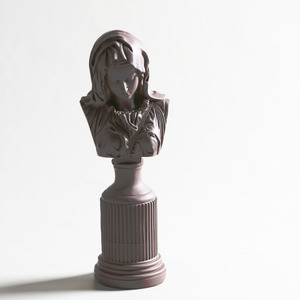 Décoration intérieure de la vierge <span class=keywords><strong>marie</strong></span>, Statue, en résine, blanche, prière, douce - Product Image 3