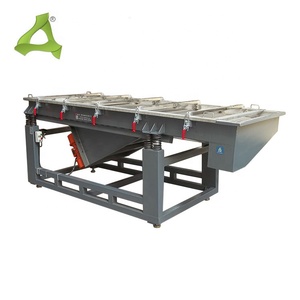 Butiran karet layar bergetar persegi panjang, mesin penyaring pasir bergetar CIP kayu penyaring plastik vibrator - Product Image 1