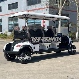 Wholesale 6 Seater Electric Golf Cart <b>72V</b> Lithium <b>Battery</b> Heavy Duty Big Wheels Off Road Golf Cart for Farm Hunting Using - Product Image 5