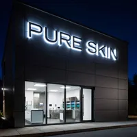 Lettres encastrées LED rétroéclairées 3D personnalisées GFace Seamless Aesthetic, étanches IP65, en acier inoxydable, signalétique haut de gamme pour voitures