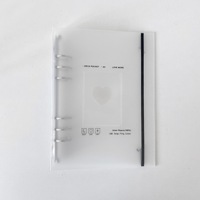 Carpeta de anillas personalizada de tamaño A4 con protector de hojas de 3 orificios de PP Carpeta de archivos de 9 bolsillos para páginas de tarjetas comerciales