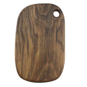 <span class=keywords><strong>Plateau</strong></span> double face en bois massif Style japonais Forme irrégulière Noyer noir <span class=keywords><strong>Plateau</strong></span> en bois massif Forme de pain - Product Image 4