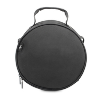 Sac d'écouteurs personnalisé en Nylon balistique de forme ronde pour casque DJ